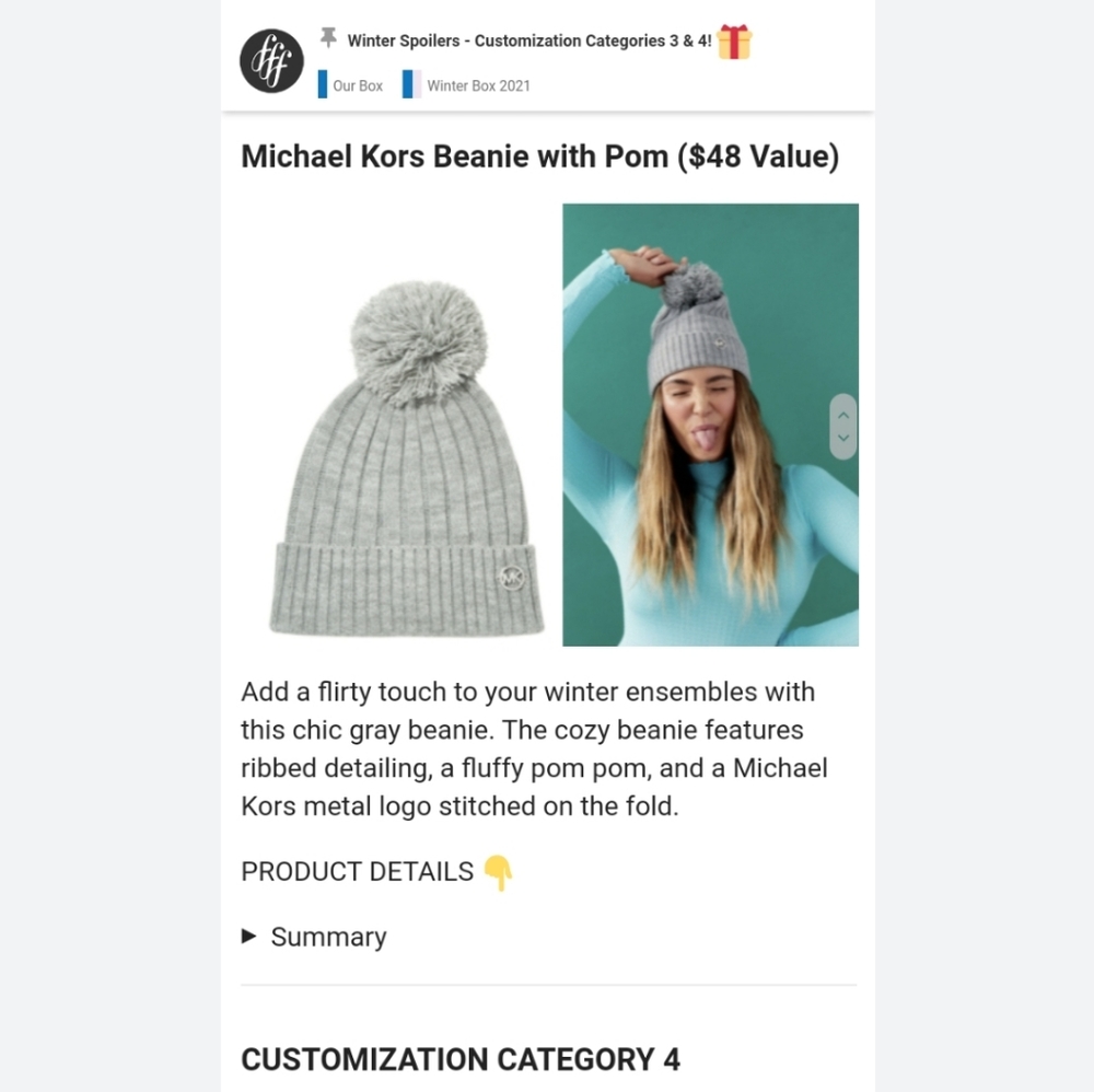Michael Kors Beanie